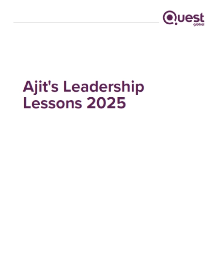 Ajit’s leadership lessons from 2025