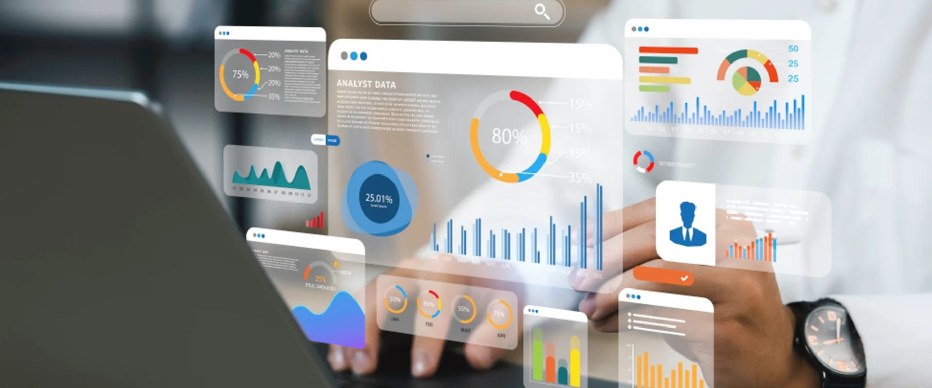 AI analytics dashboard