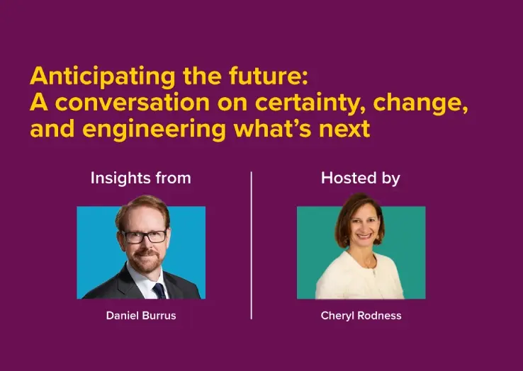 Anticipating the future