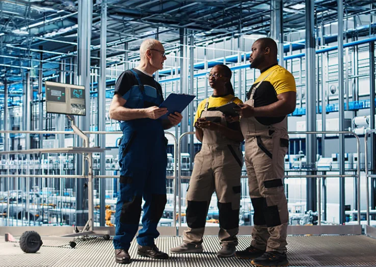 Diverse engineers talent discussion