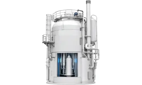 Small modular reactor rendering
