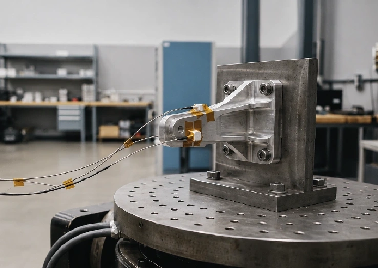 Aircraft vibration test setup