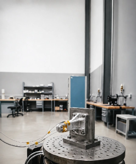 aircraft vibration test setup